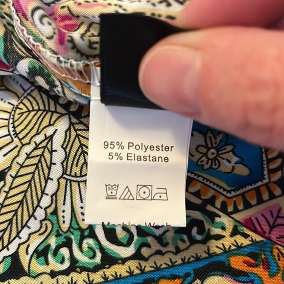 SHEIN Gorgeous Floral Paisley wide leg Romper Jumpsuit! Size XL/12 - Picture 11 of 13